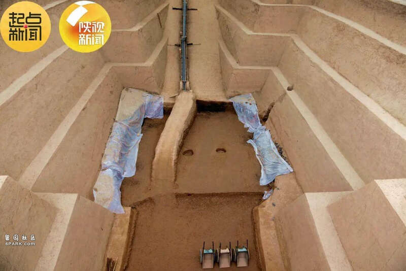 秦始皇帝陵陵西墓葬有罕见发现 “羊车望幸”(组图)