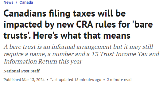 CRA报税新规！这种情况也必须申报了，否则罚款高达2,500