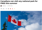 夏季福利！加拿大37个国家公园对所有人免费开放