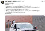 多伦多Wonderland出事了! 大量警力出动, 游客撤离, 恐慌尖叫不断 ...