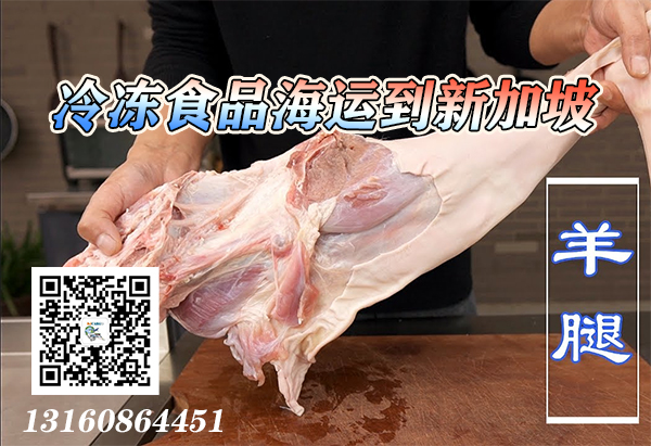 羊腿/蘸料/调料/面皮/年糕海运到新加坡-冷冻食品-18度