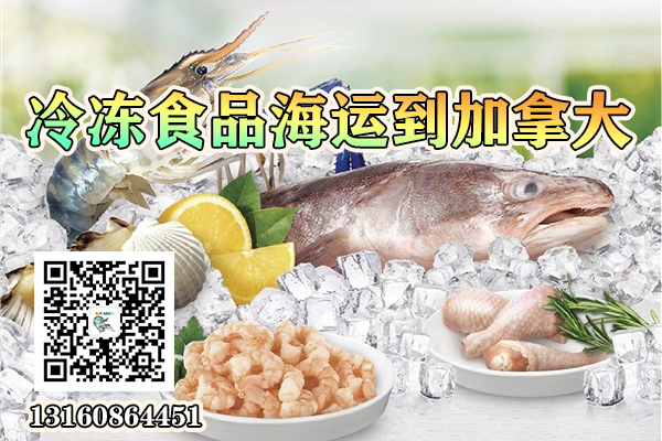 冷冻柜海运整柜到加拿大温哥华-多伦多-蒙特利尔-冷冻食品