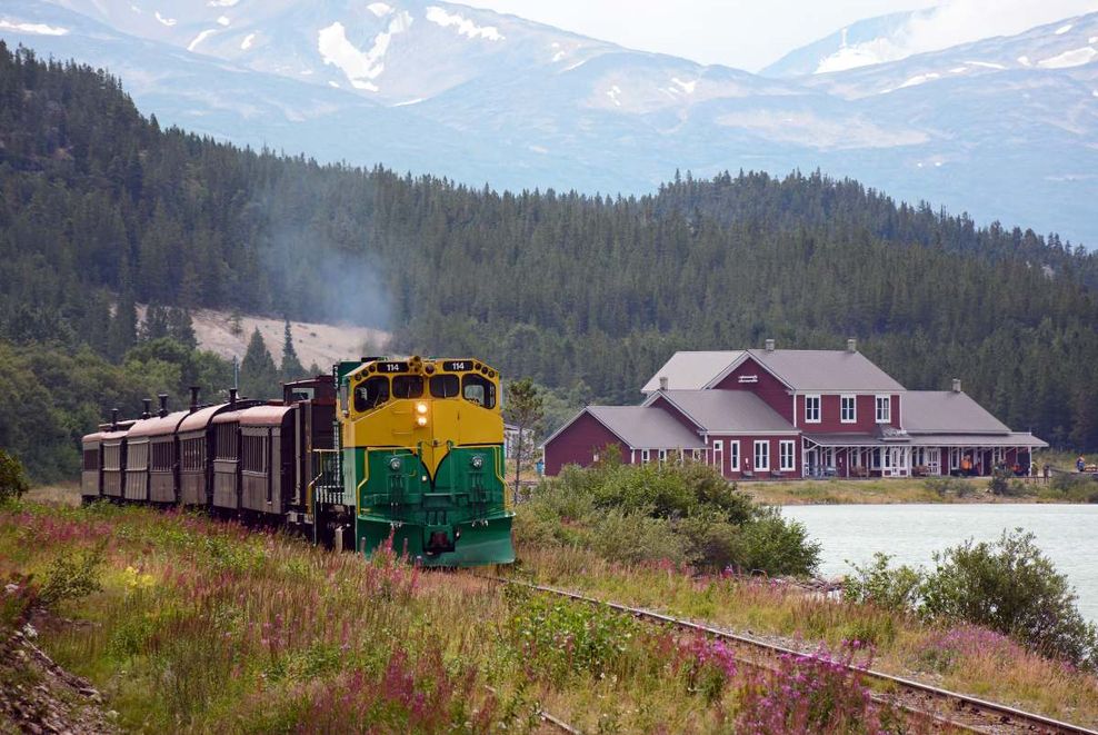 white pass yukon route train