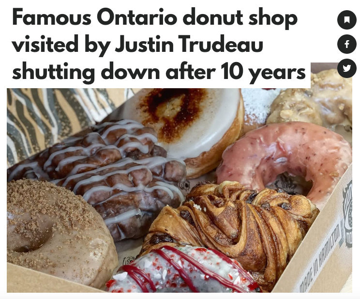倒闭！特鲁多光顾过的网红甜品店开了10年，撑不下去了！