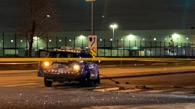 Ontario’s police watchdog invoked its mandate after an officer was involved in a collision in north Etobicoke on March 29. (X/Jorge Costa)