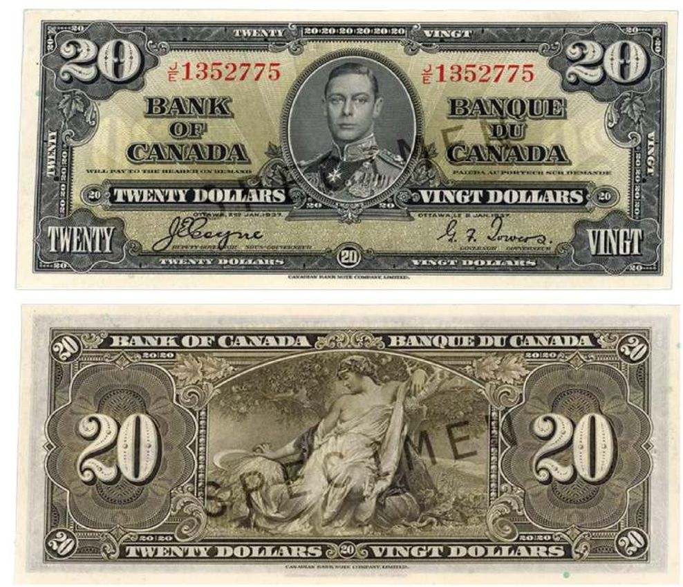 20 dollar bill 1939