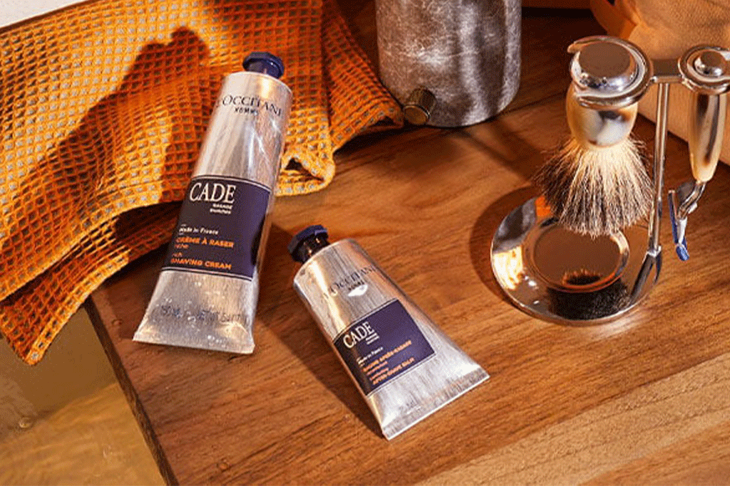 several tubes of the after shave balm