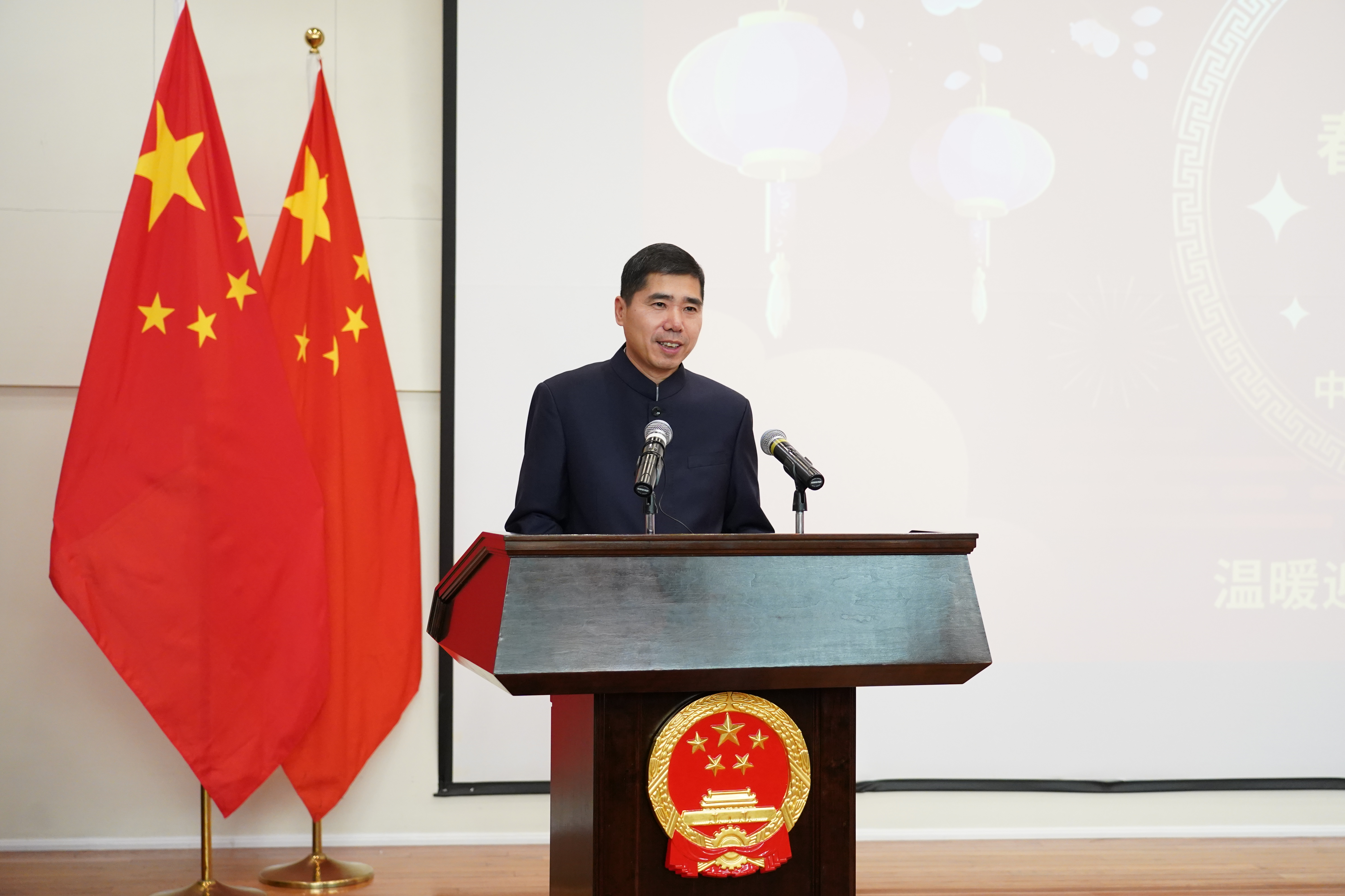驻加拿大使馆举办“温暖迎春·共庆中国年” 2025年华人华侨春节招待会 ...