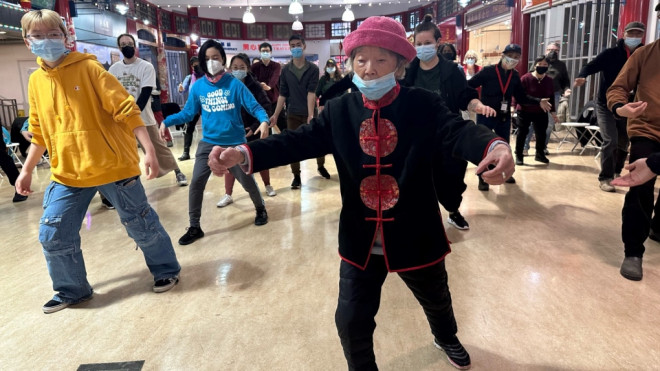 On Saturday afternoon, Vancouver’s Chinatown Plaza mall was filled with people eager to learn the cultural practice of tai chi. (CTV)