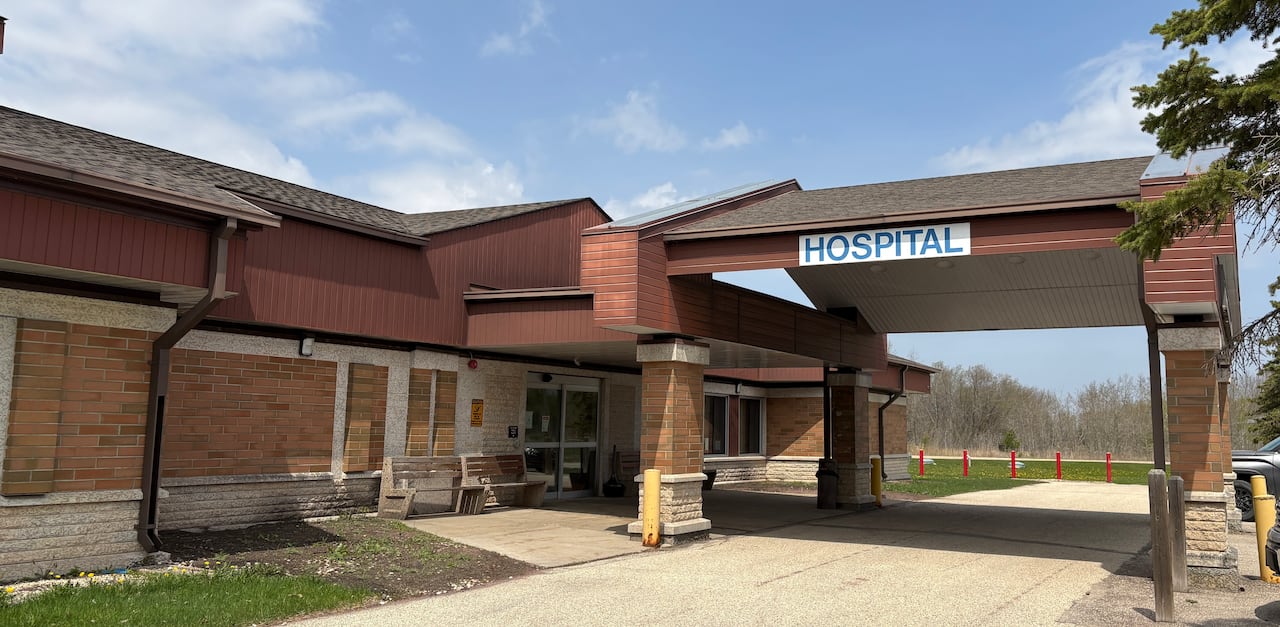 Building with hospital sign