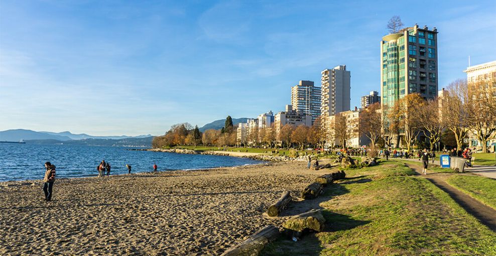 spring vancouver english bay