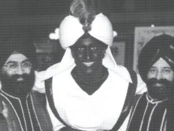 Justin Trudeau in brownface