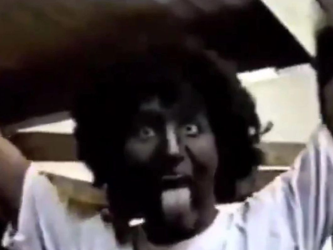 Justin Trudeau in blackface