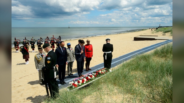 Trudeau, Edouard Philippe D-Day 75th 2019