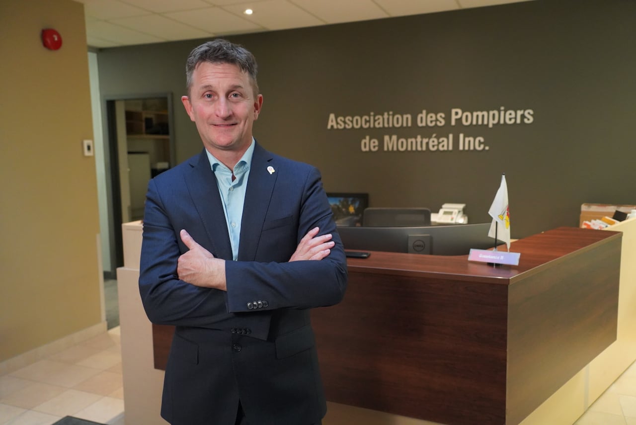 Pic of Chris Ross at union HQ
