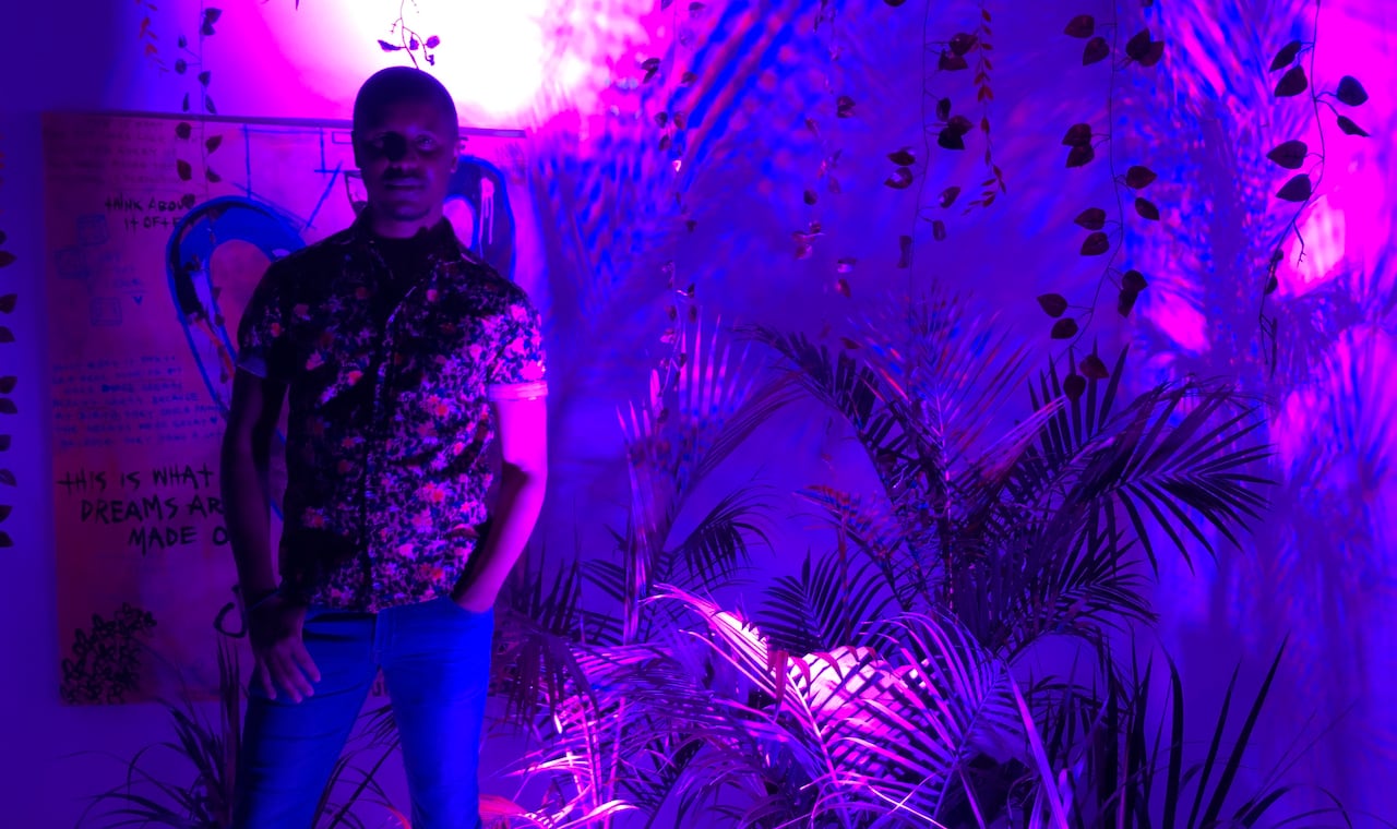 A man at a club