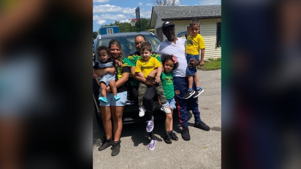 Delroy "George" Parkes, grandkids