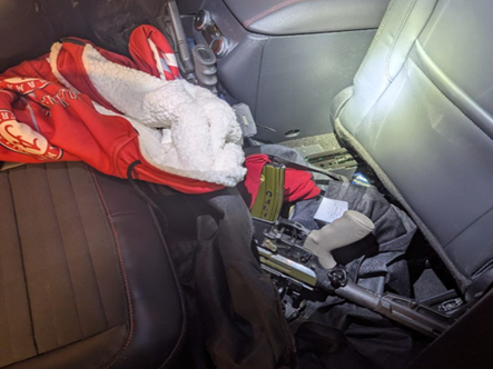 WHAT HAVE WE HERE? Cops in New York have thwarted a massive gun smuggling ring attempting to bring guns to Canada. NYSP