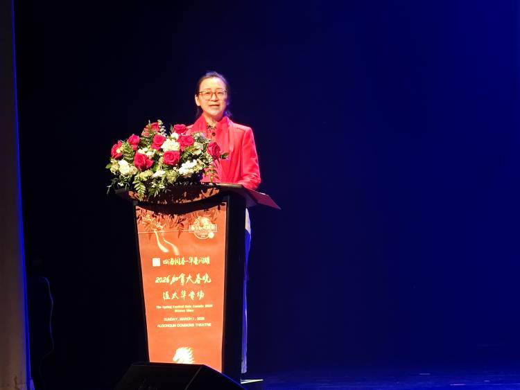 中国驻加拿大使馆首席馆员林镔公参出席领区侨界欢庆马年春节活动 ...