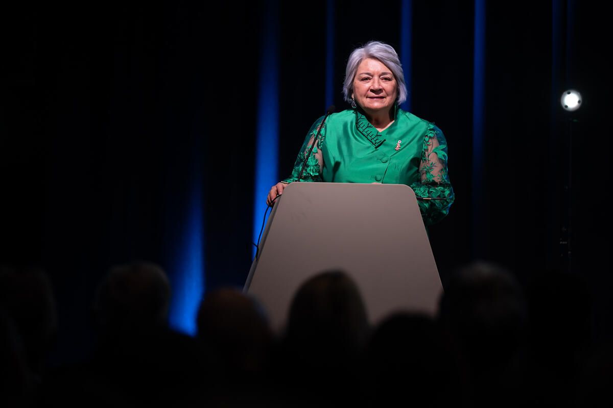 Governor General Mary Simon takes part in the Arctic Frontiers Conference in Tromsø, Norway on Tuesday, Feb. 3 2026