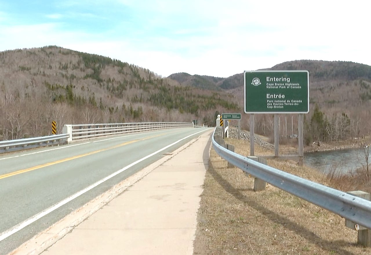 Cheticamp River bridge Cape Breton Highlands National Park