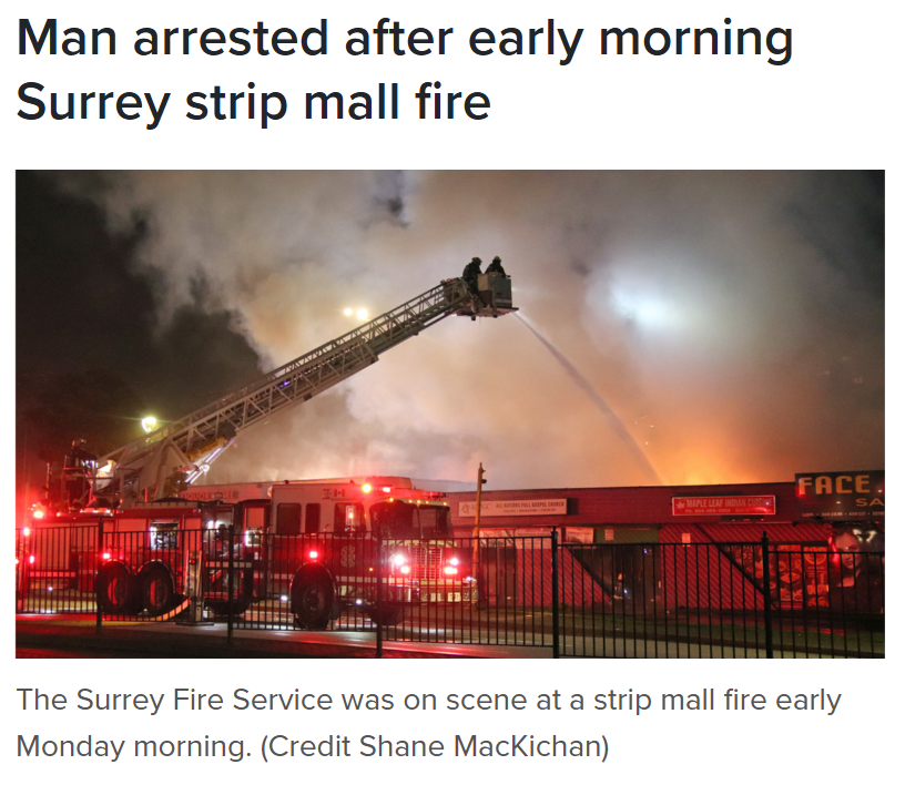 大温购物中心突燃大火! 多家商铺遭殃 店主崩溃! 可疑男子现场被捕! ...