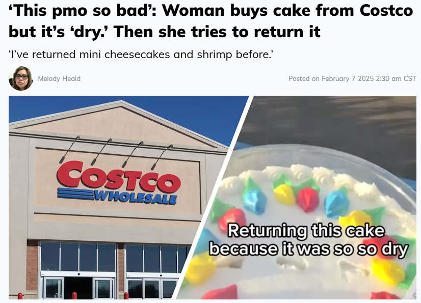 惊呆! Costco女顾客将“吃了一块“的蛋糕拿去退货: 吸引超20万人围观! ...