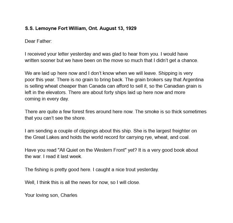letter