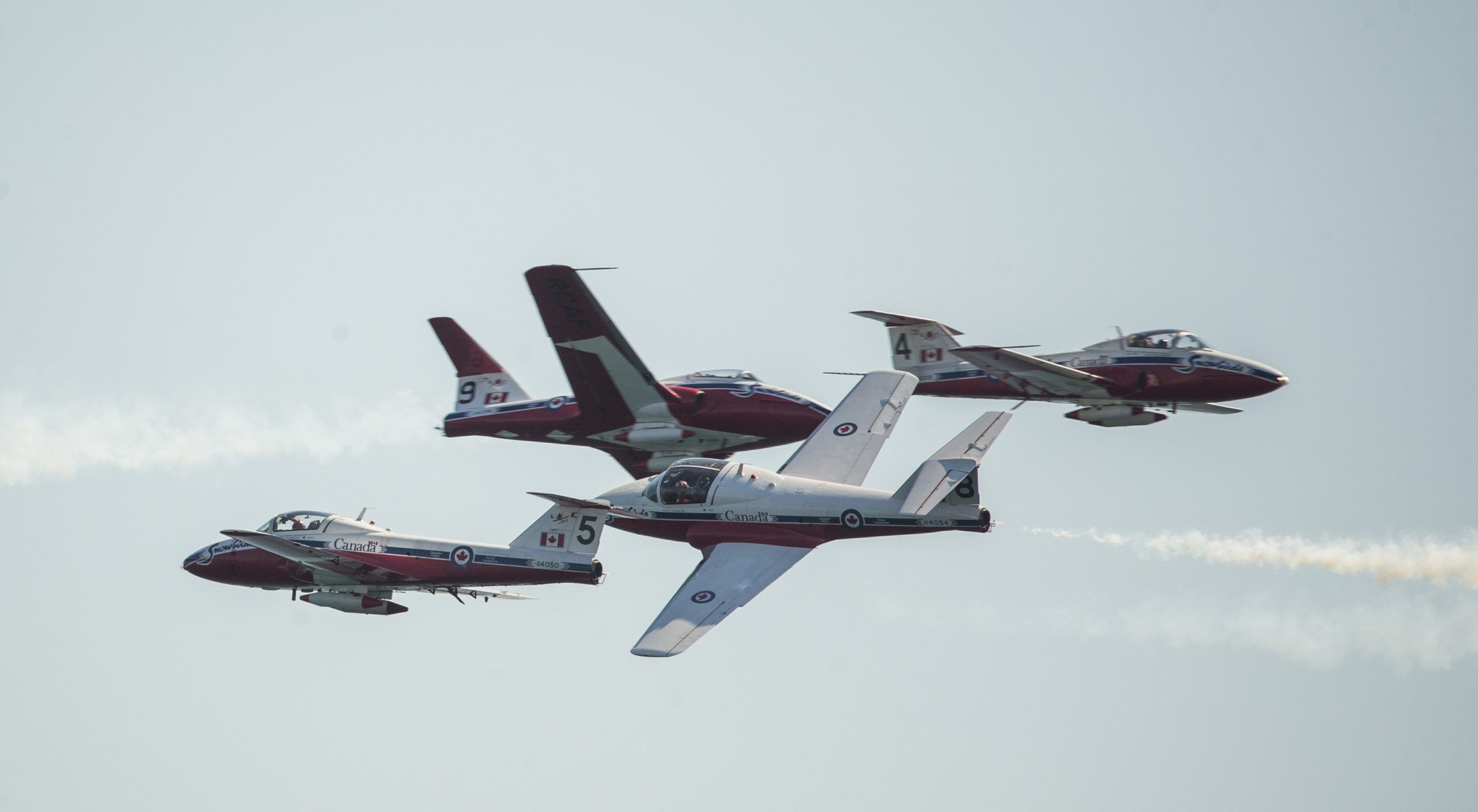 The Canadian Forces Snowbirds.
