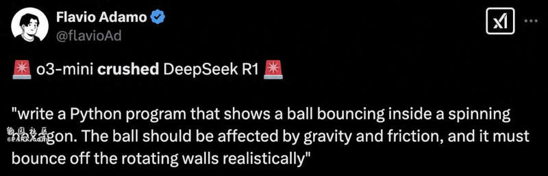 o3-mini物理推理粉碎DeepSeek R1 OpenAI王者归来(图)