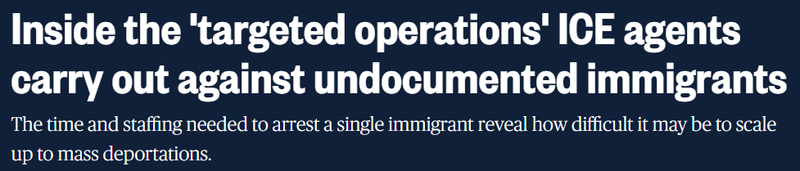 驱逐开始?现场直击:ICE围无证移民,展开针对性执法(图)