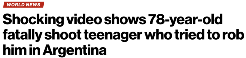 78岁老人自卫枪击15岁劫匪,引社会震动(图)