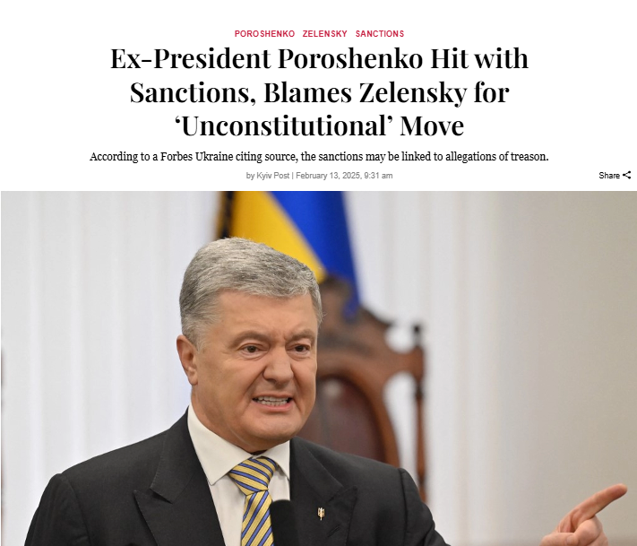 泽连斯基决定以“叛国罪”逮捕前总统波罗申科(图)