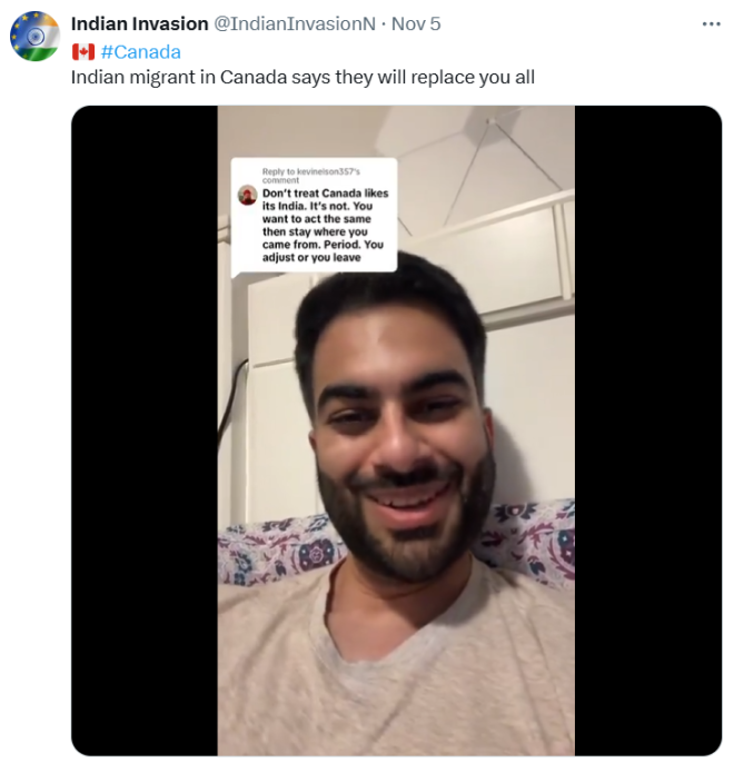 我们会占领这里,取代你们所有人!印度移民狂怼网友 (图)