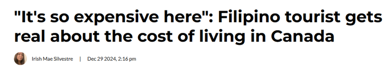 亚裔妹来加拿大旅游被物价吓坏“太贵了”(组图)