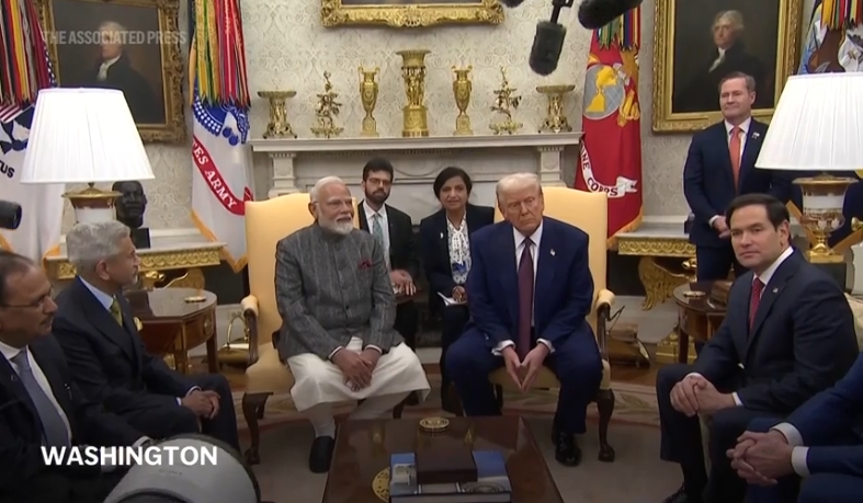 特朗普当面施压莫迪:印度收多少税,美国就收多少(组图)