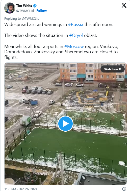 突发!为确保民用飞机安全 俄罗斯多个机场紧急关闭(图)