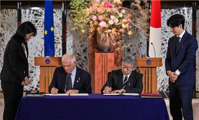 被中方反制 欧盟盯上台海 联手日韩对付中国(组图)