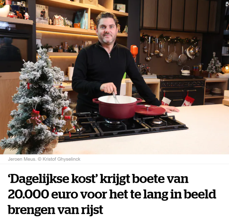 给米饭太多镜头被罚款!欧洲美食节目引发争议(组图)