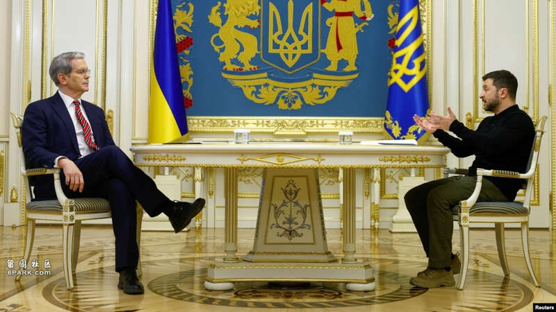 泽连斯基:绝不接受抛开乌克兰达成的美俄和平协议(图)