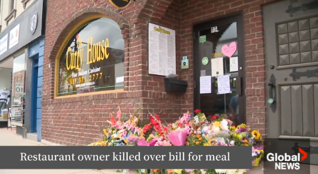 三名英国人在加拿大吃霸王餐 还把餐馆老板打死(图)