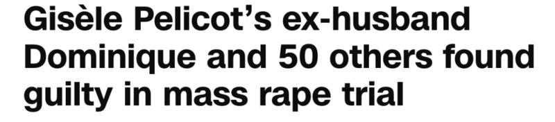 震惊世界的强奸案 法国刚刚判了!51名男子获刑(组图)