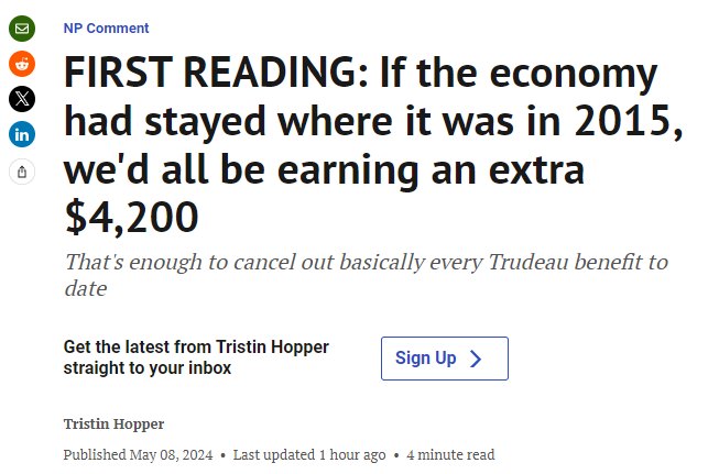 加拿大最新报告:若维持9年前的水平 每人将多赚$4200