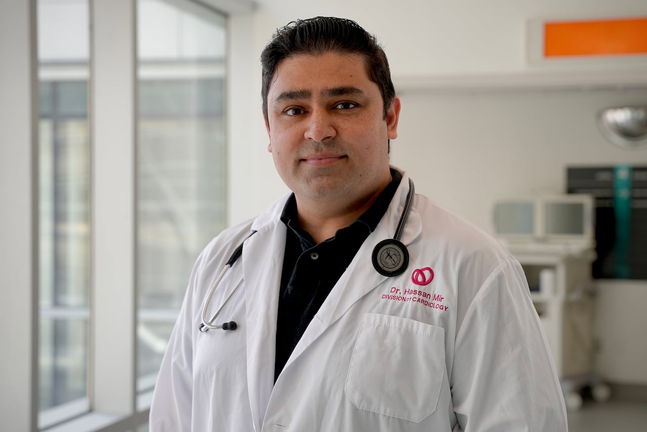 Dr. Hassan Mir from the University of Ottawa Heart Institute.