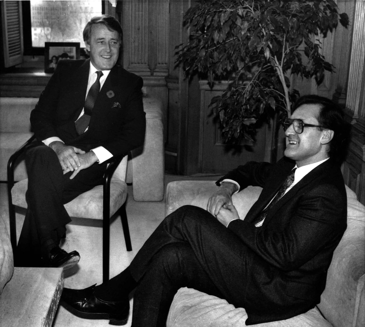 Stephen Lewis and Brian Mulroney