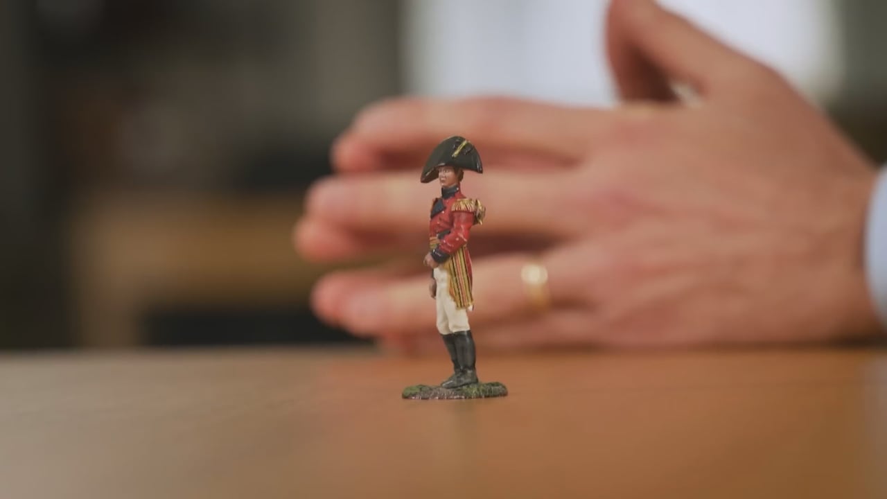 A small statue
