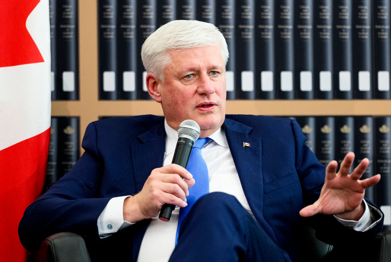 Former prime minister Stephen Harper