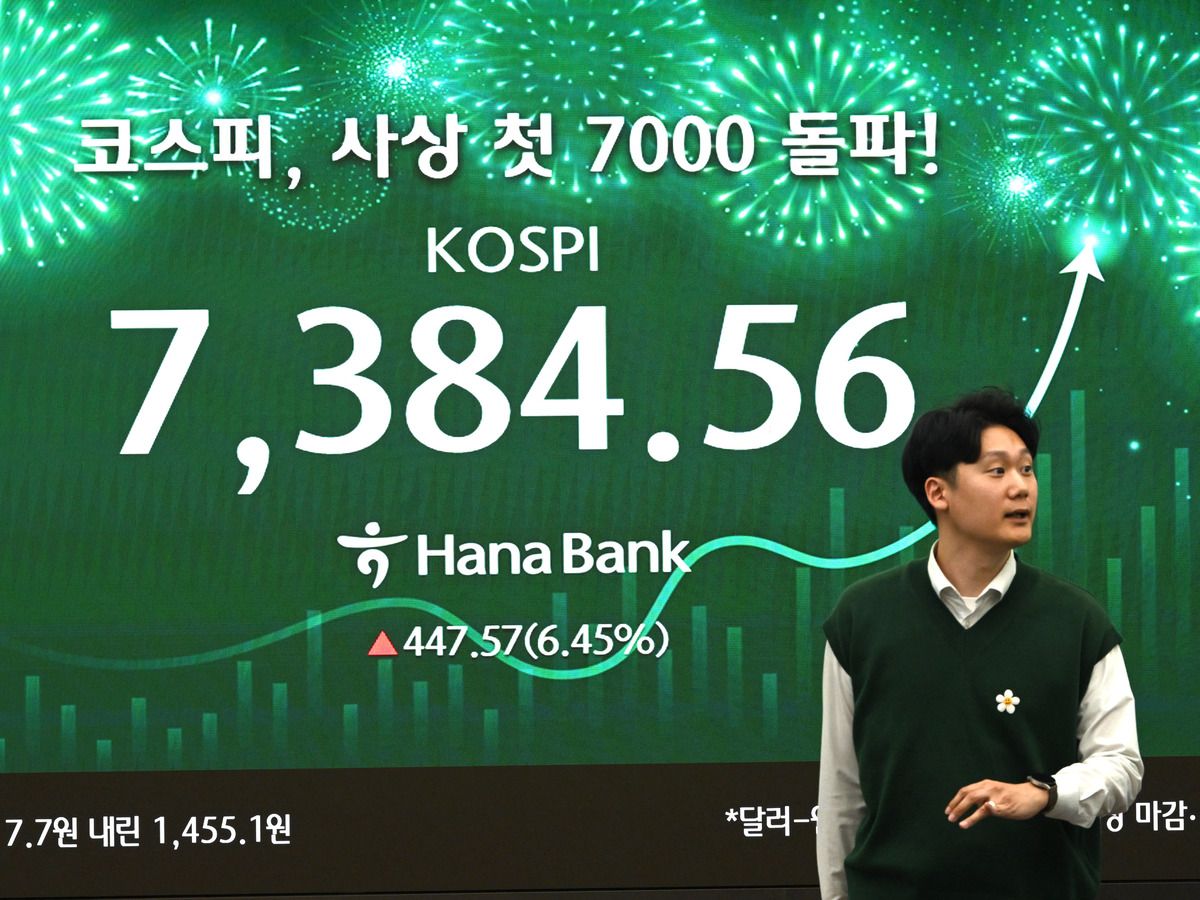 韩国超越加拿大成为全球第七大股票市场
