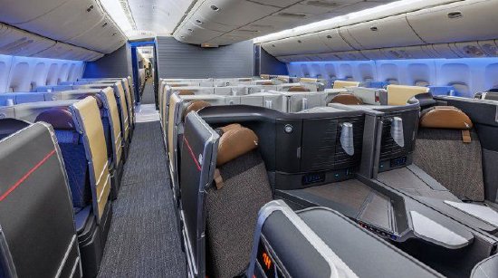 美航改装777-300ER增高端座位，取消独立头等舱
