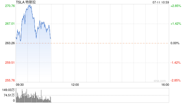 股价连涨11天 特斯拉估值面临现实检验